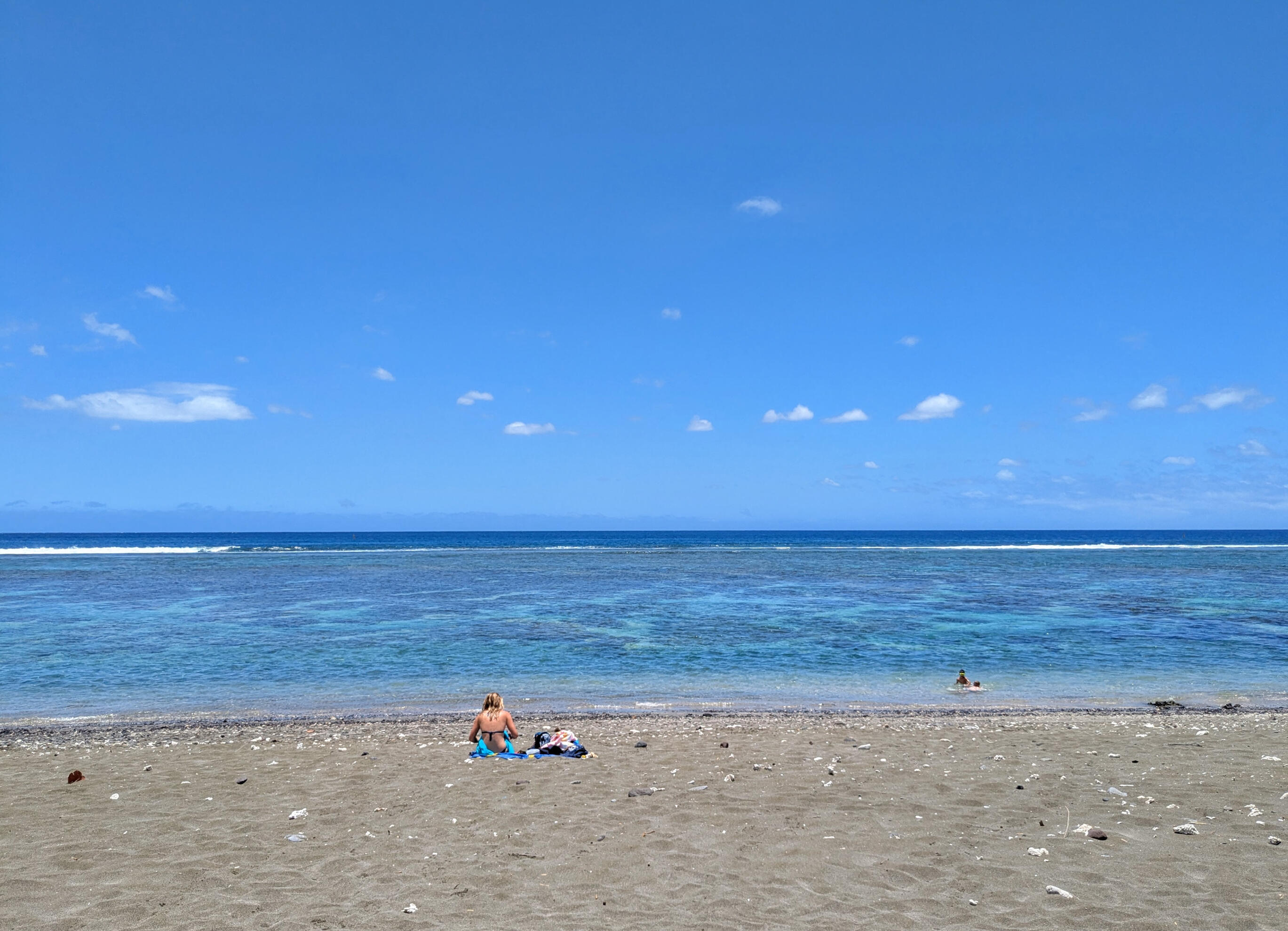 La plage de St Leu : 7 minutes à pied